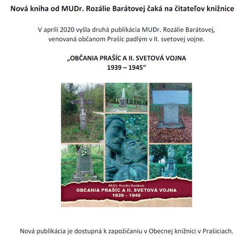 Druhá publikácie MUDr. Barátovej je na svete